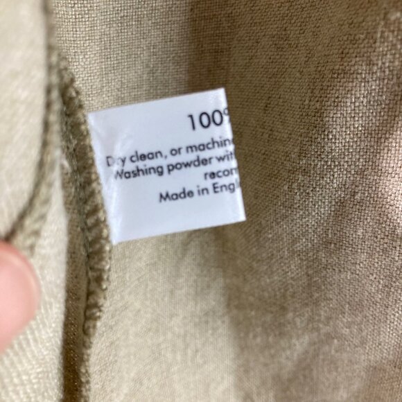Womens Eskandar Open Linen Jacket Heavy Weight Lagenlook Tan Esk 0 US 6/8 - Picture 9 of 11
